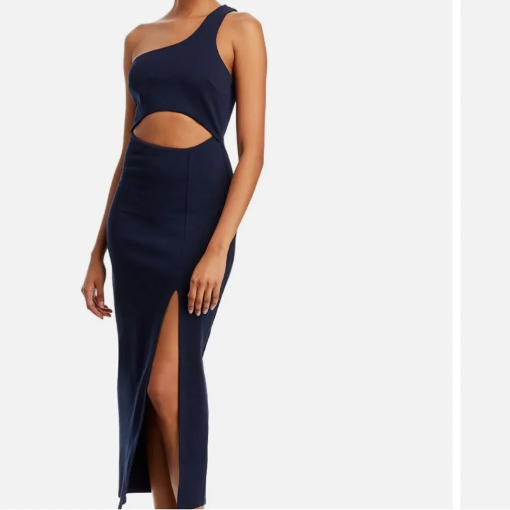 FORE Elegant Navy One-Shoulder Dress XS - Picture 8 of 8